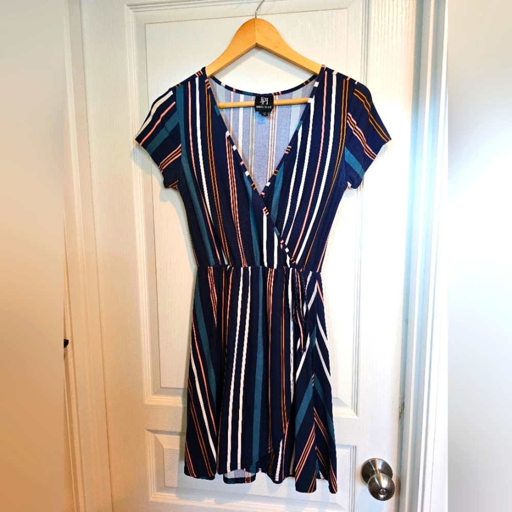 Derek Heart faux wrap dress